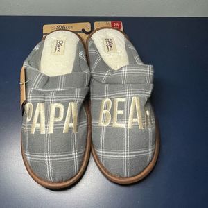 Dearfoams deluxe men’s house slippers | Size Medium 9-10